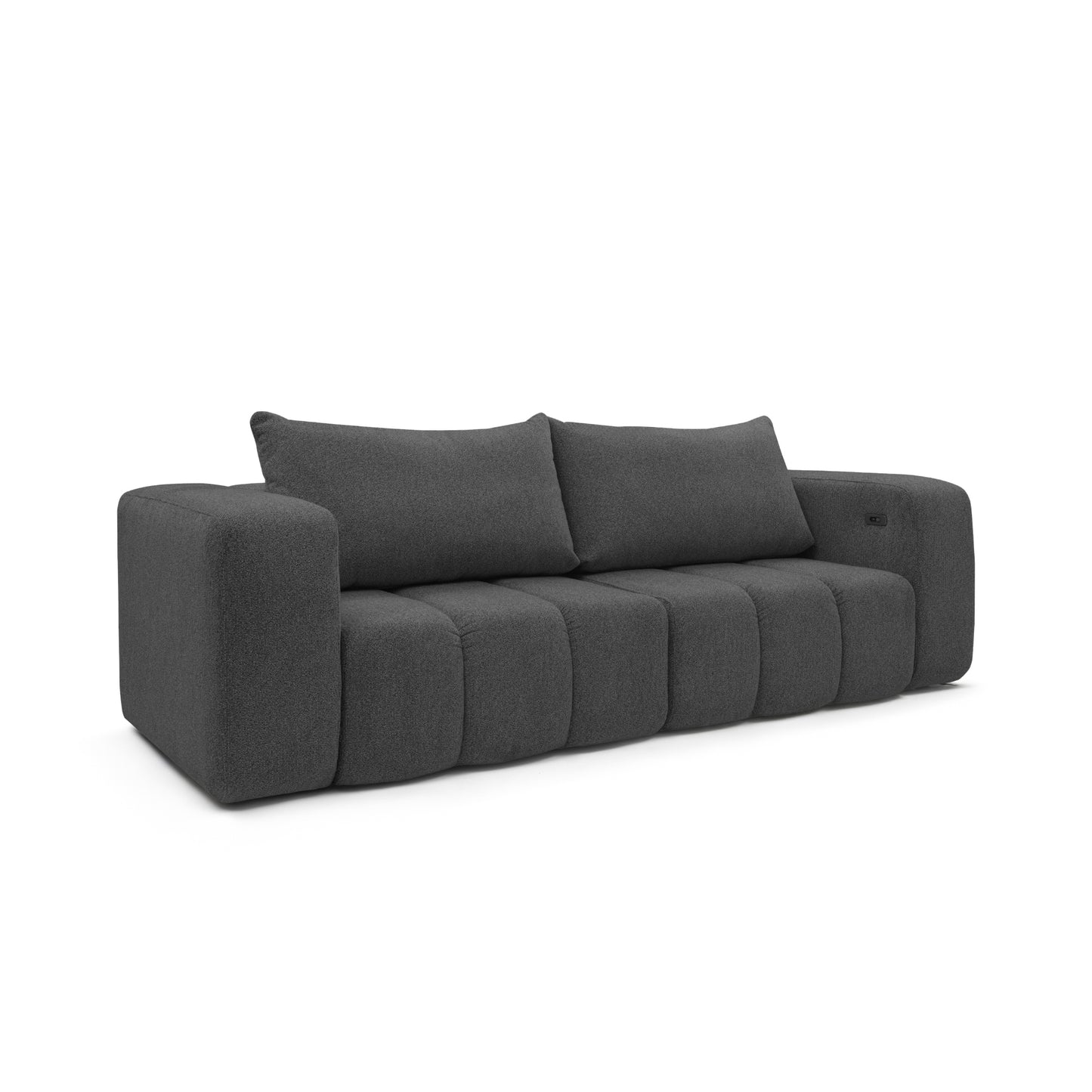 Sofa z elektrycznym wysuwem siedzisk Bern