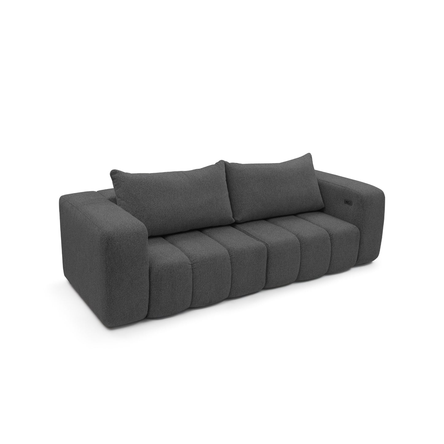 Sofa z elektrycznym wysuwem siedzisk Bern