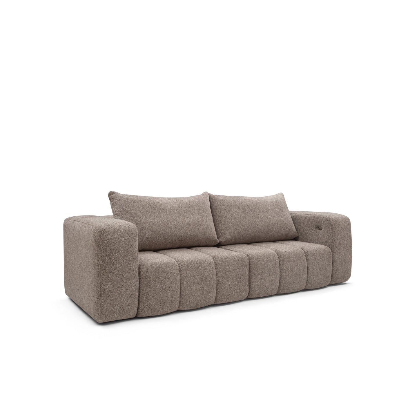 Sofa z elektrycznym wysuwem siedzisk Bern