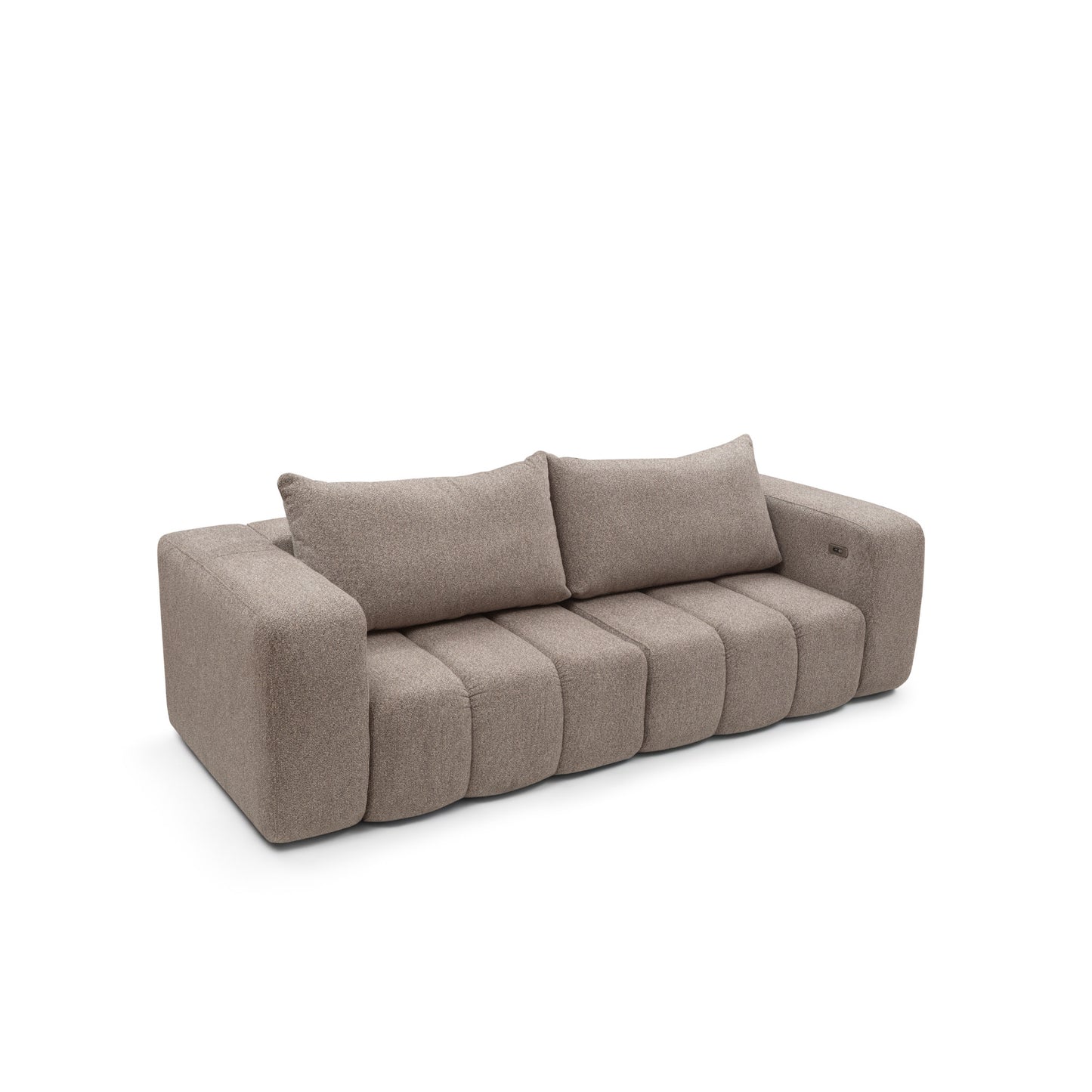 Sofa z elektrycznym wysuwem siedzisk Bern