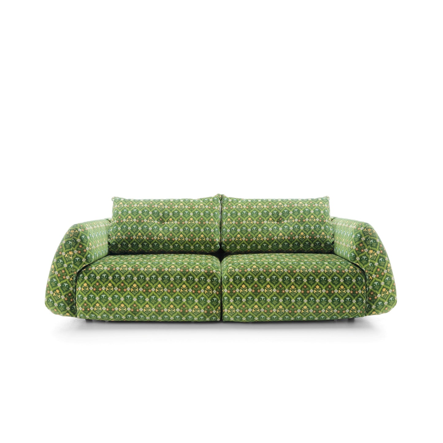 Sofa z elektrycznym wysuwem siedzisk Camira × Tyszka