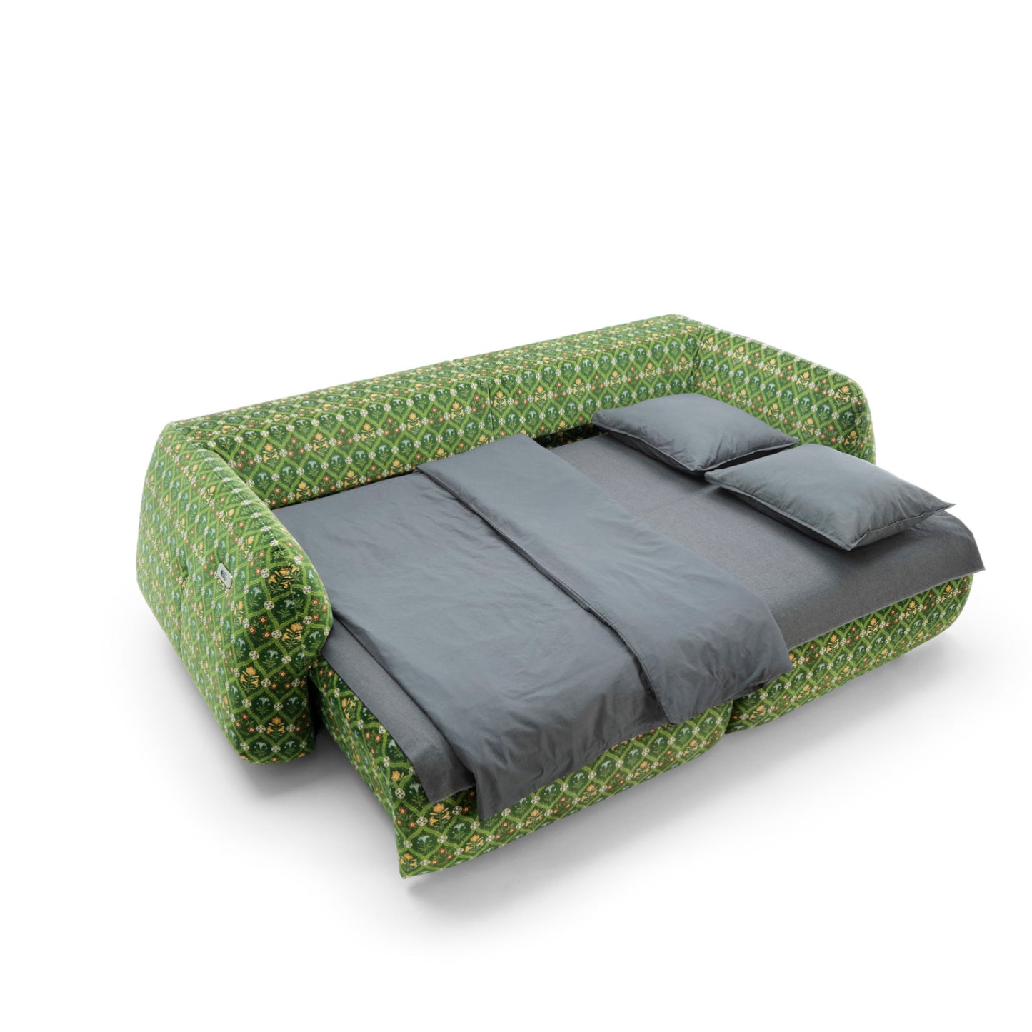 Sofa z elektrycznym wysuwem siedzisk Camira × Tyszka