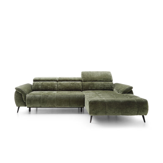 Corner sofa with electric seat extension Genova I