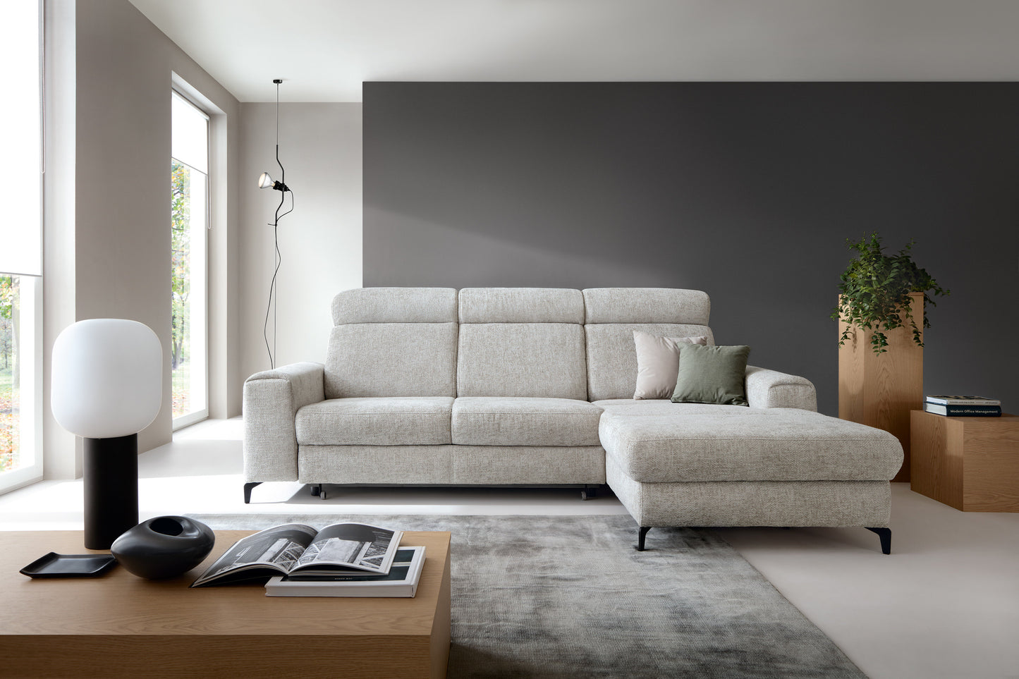 Notte corner sofa bed