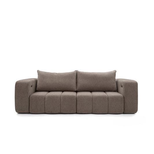 Sofa z elektrycznym wysuwem siedzisk Bern