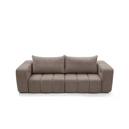 Sofa z elektrycznym wysuwem siedzisk Bern