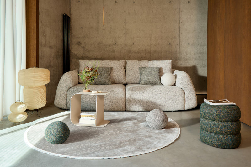 Sofa with electric seat extension Camira × Tyszka
