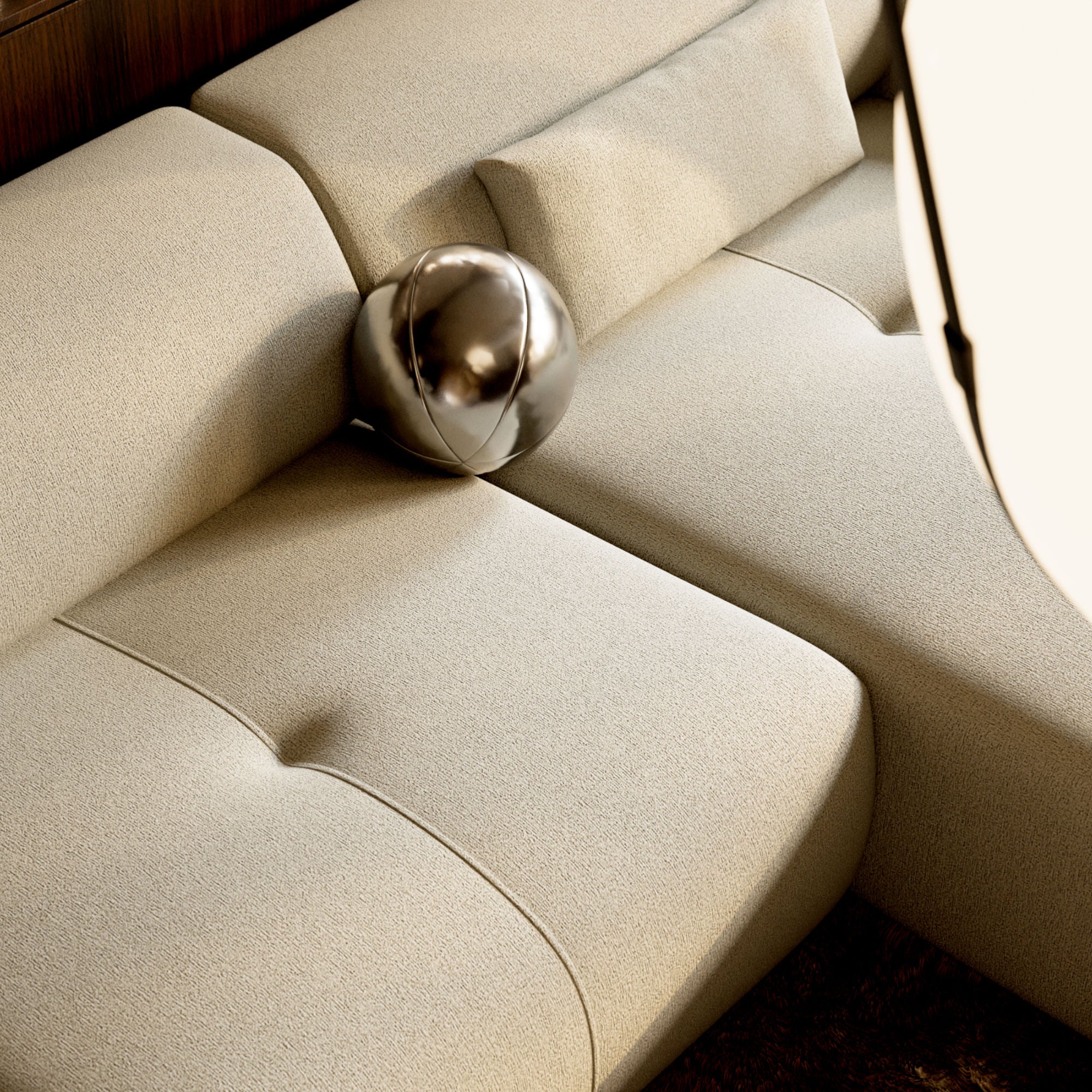 Canapé d'angle modulable Calm