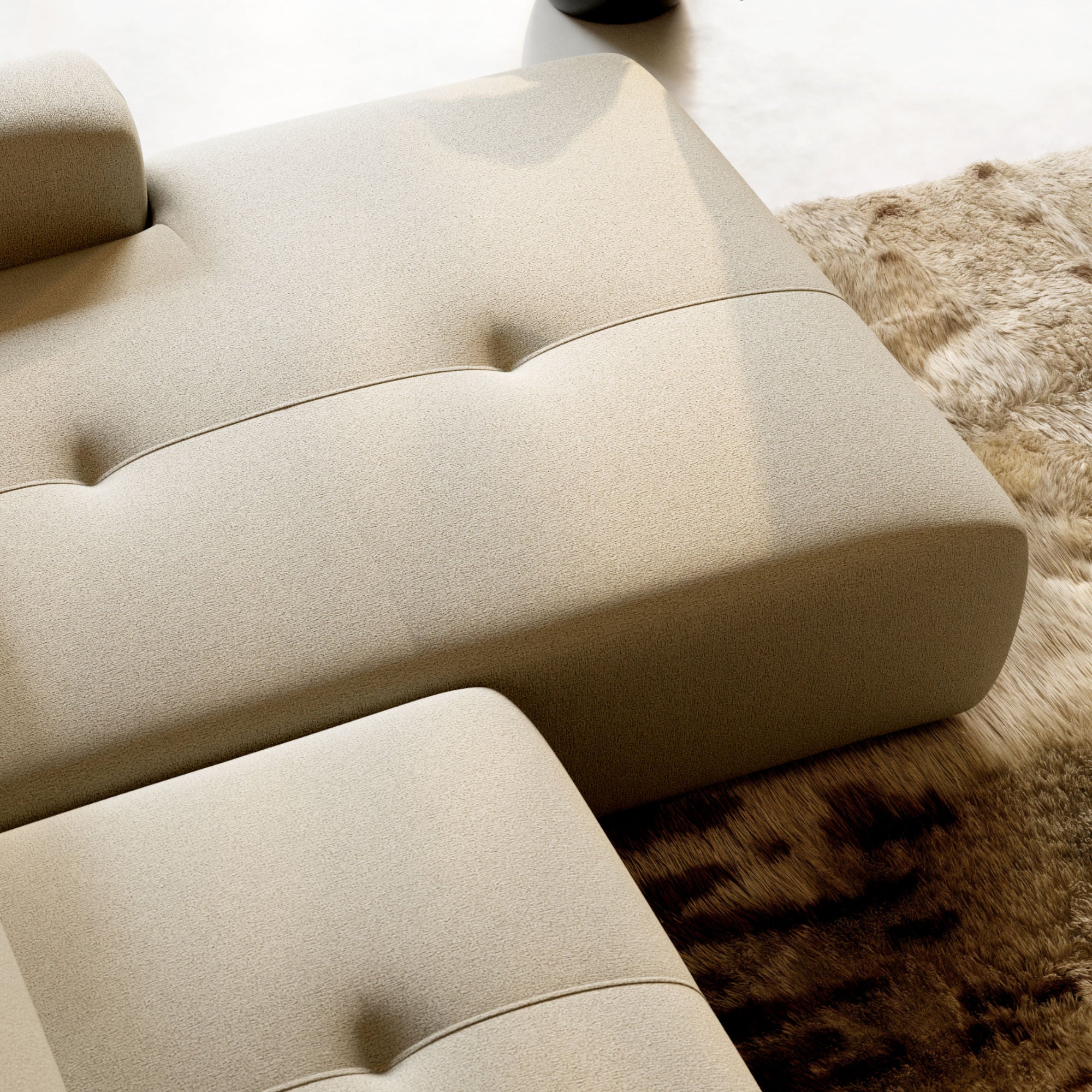 Canapé d'angle modulable Calm