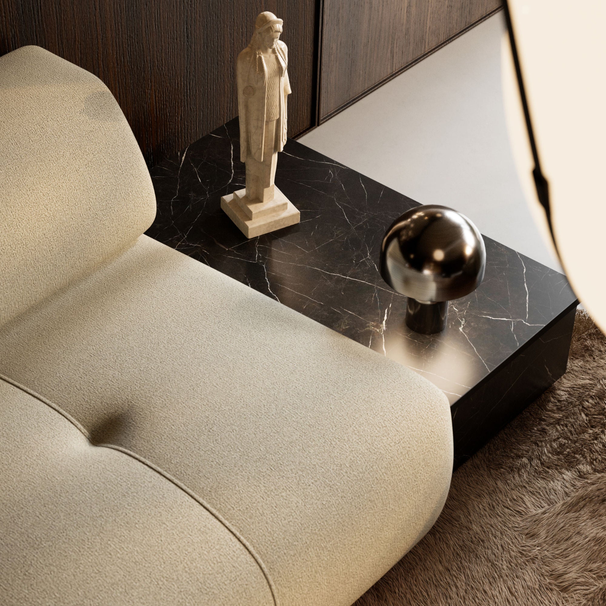 Canapé d'angle modulable Calm