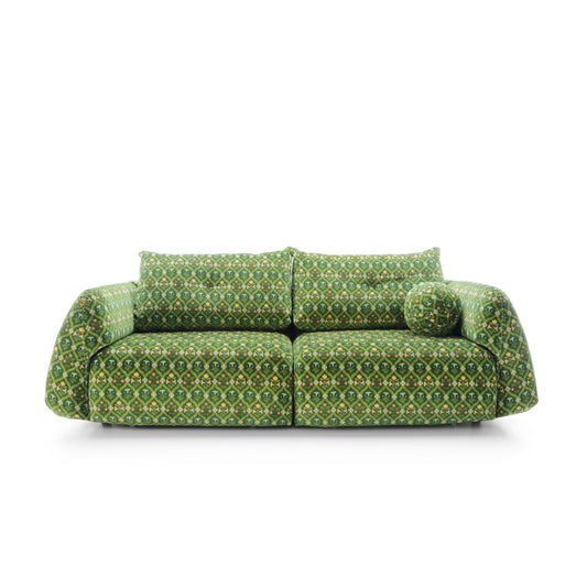 Sofa z elektrycznym wysuwem siedzisk Camira × Tyszka