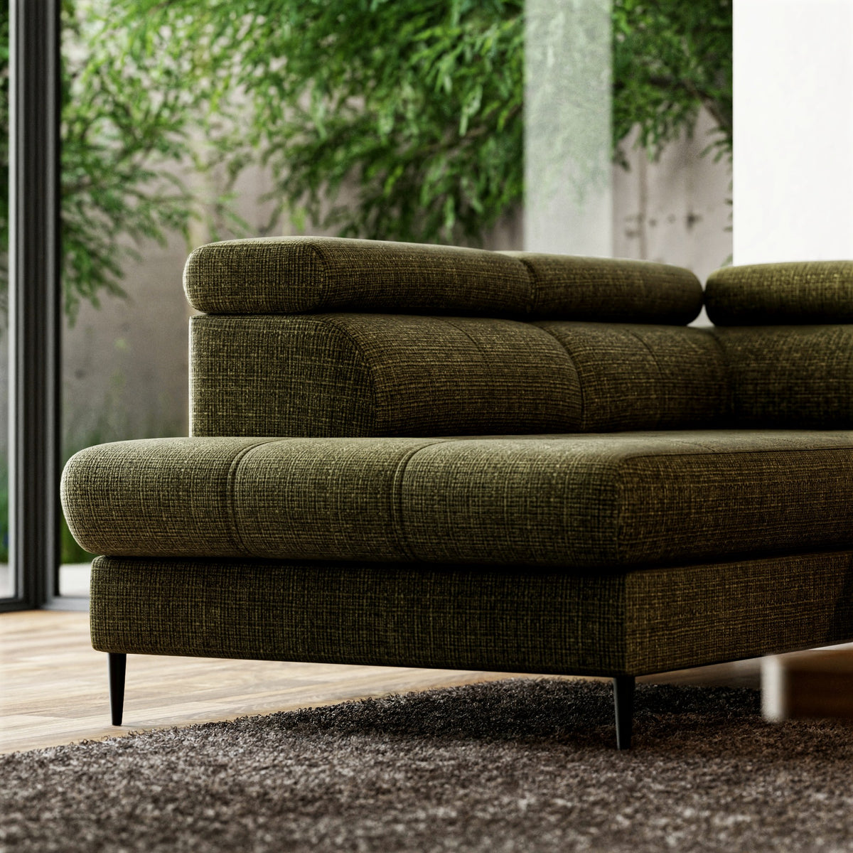 Corner sofa with sleeping function Cordoba III