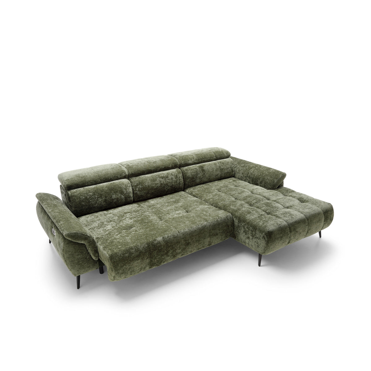 Corner sofa with electric seat extension Genova I