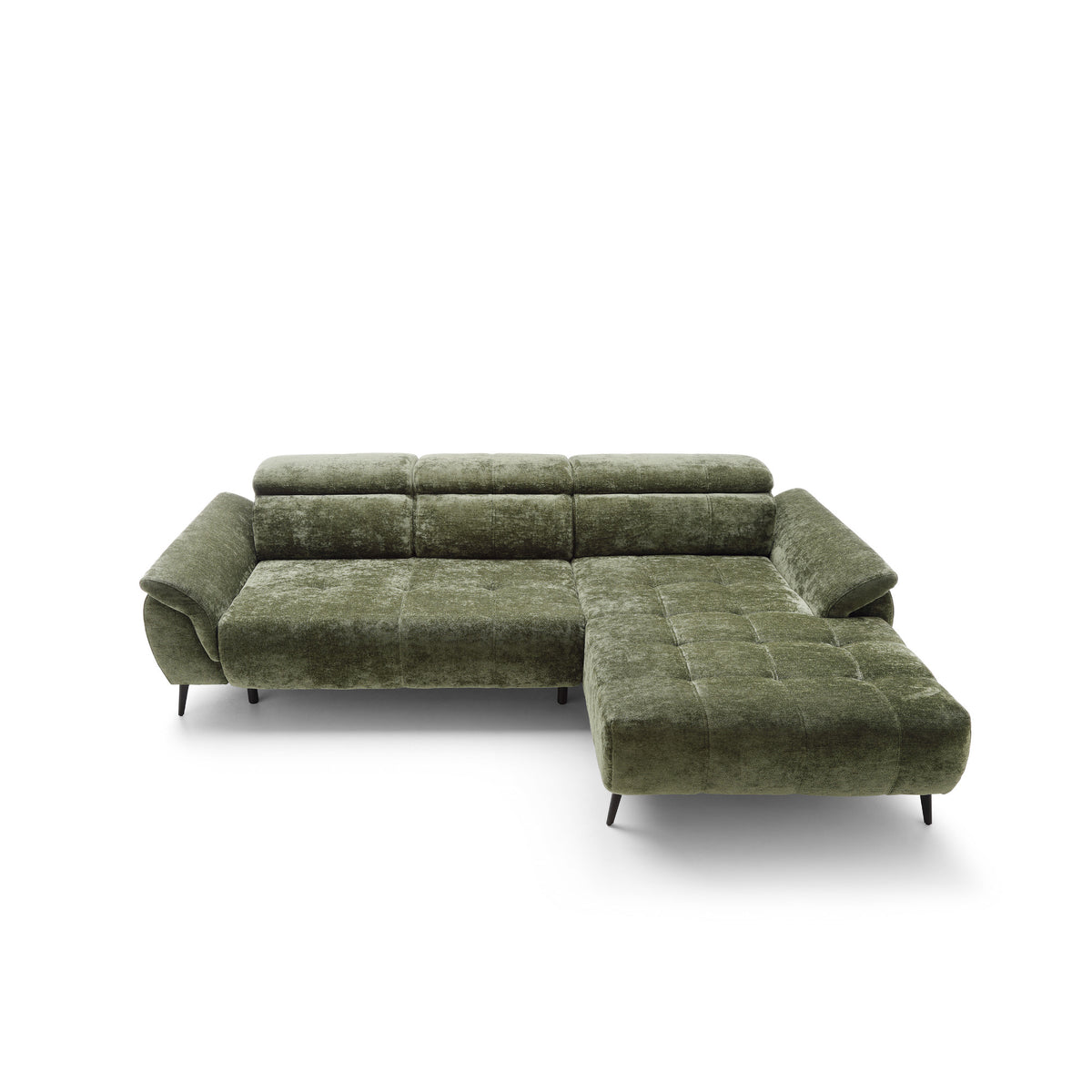Corner sofa with electric seat extension Genova I