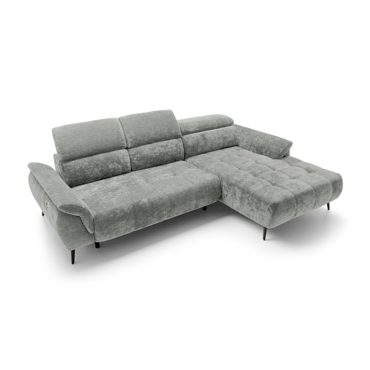 Corner sofa with electric seat extension Genova I