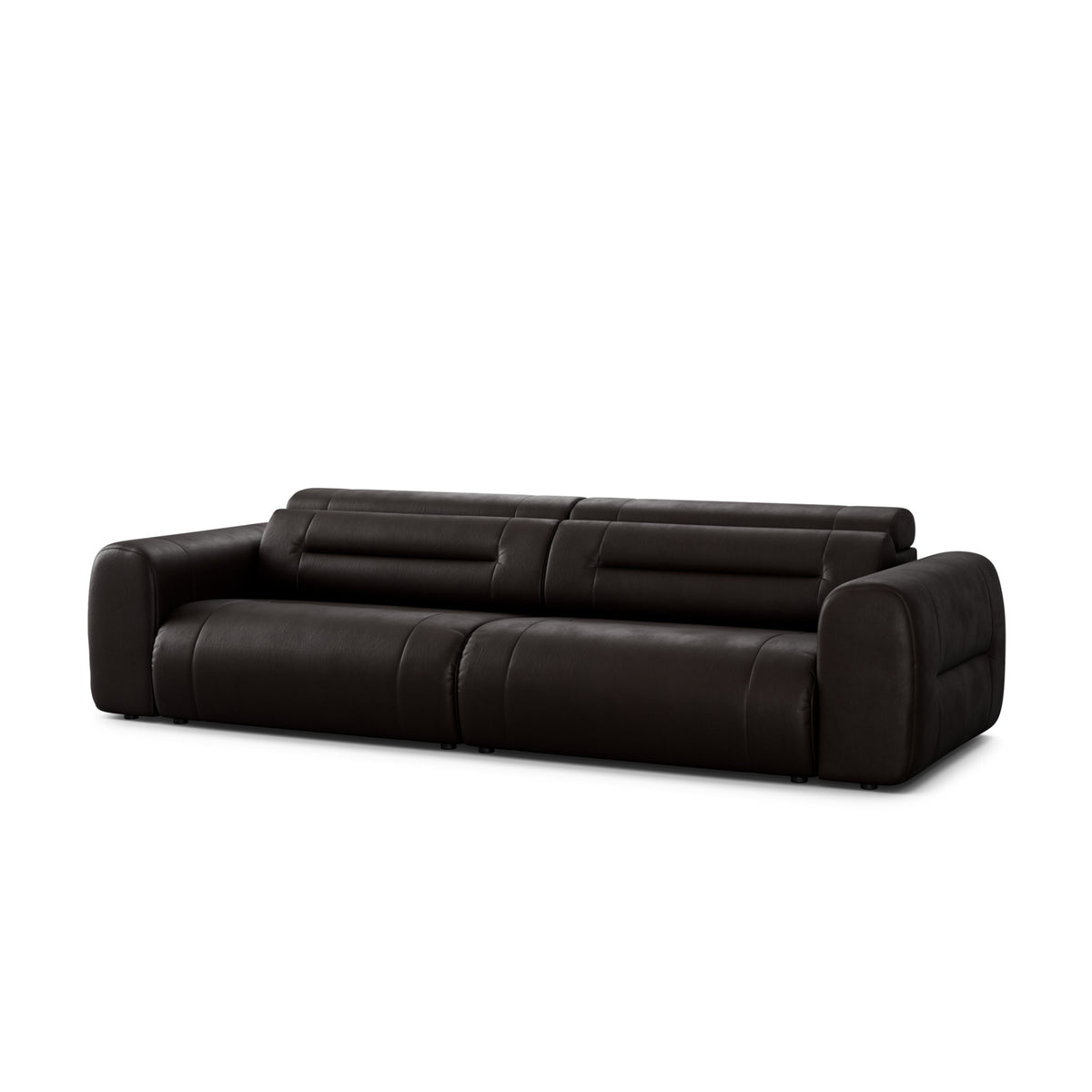 Sofa modułowa z elektrycznym wysuwem siedzisk Leone