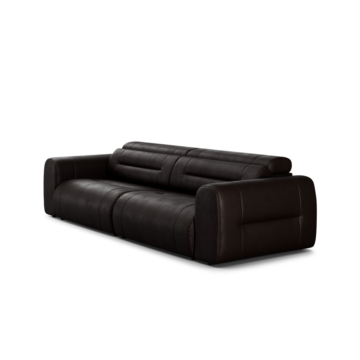 Sofa modułowa z elektrycznym wysuwem siedzisk Leone