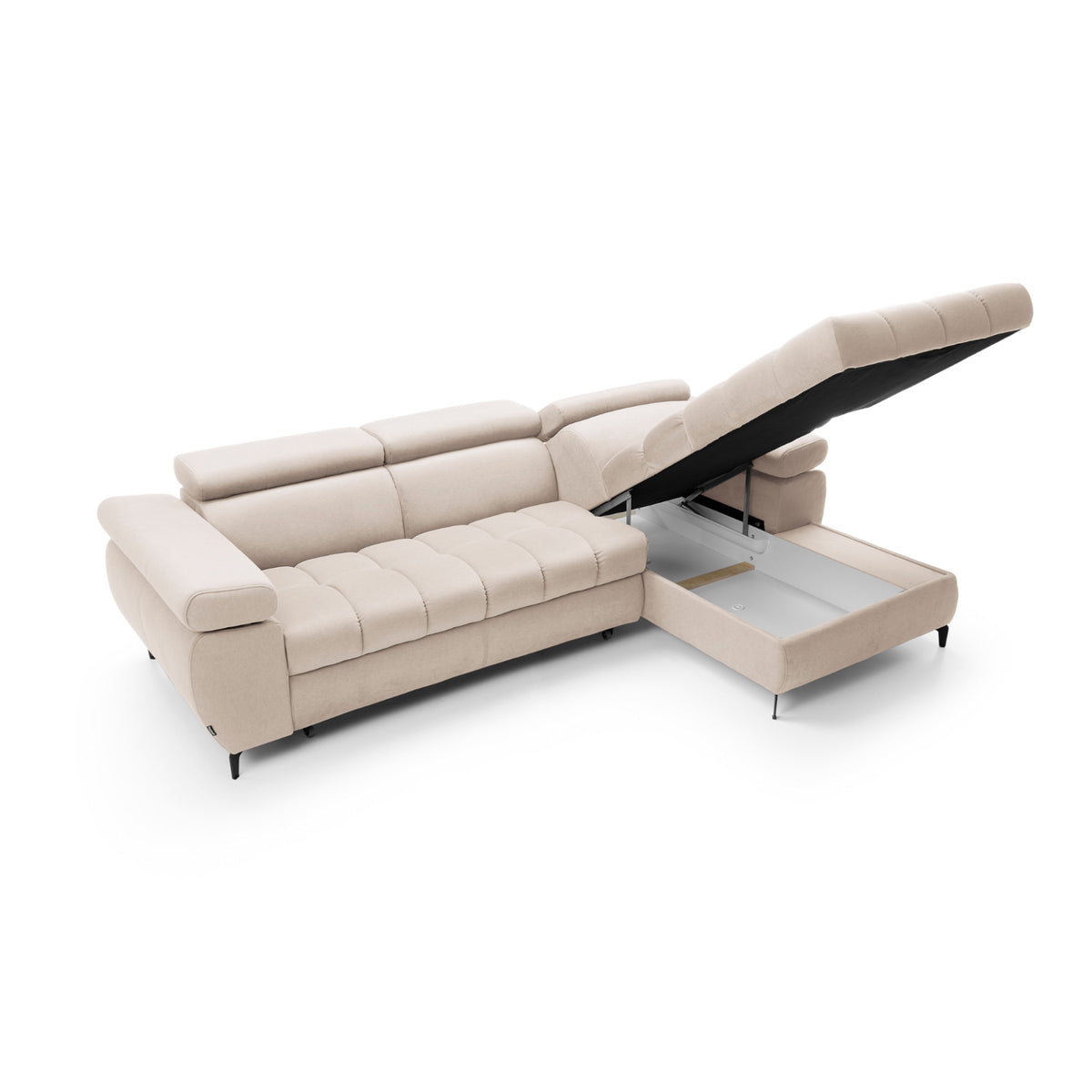 Corner sofa with sleeping function Lugano I
