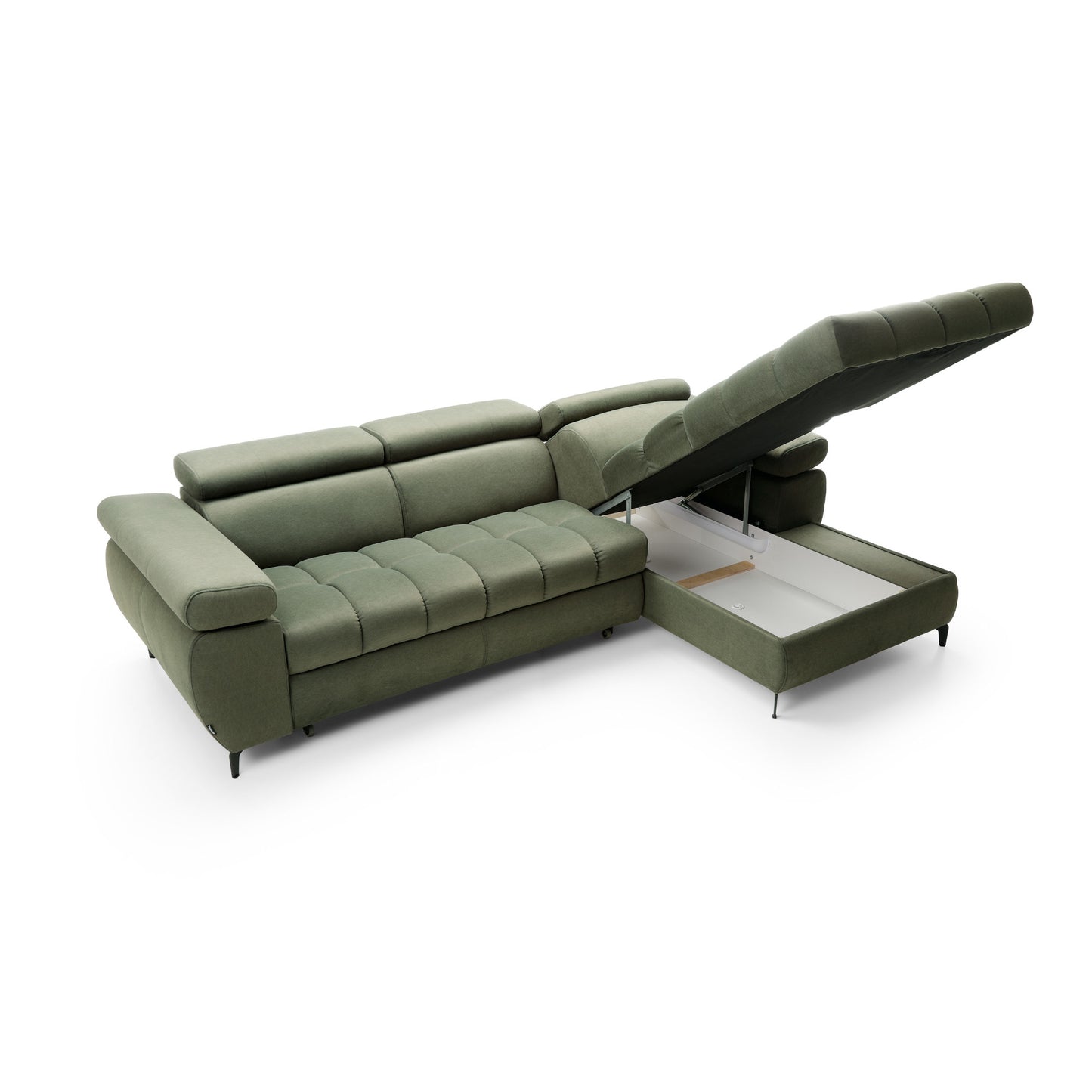 Canapé d'angle avec fonction couchage Lugano I