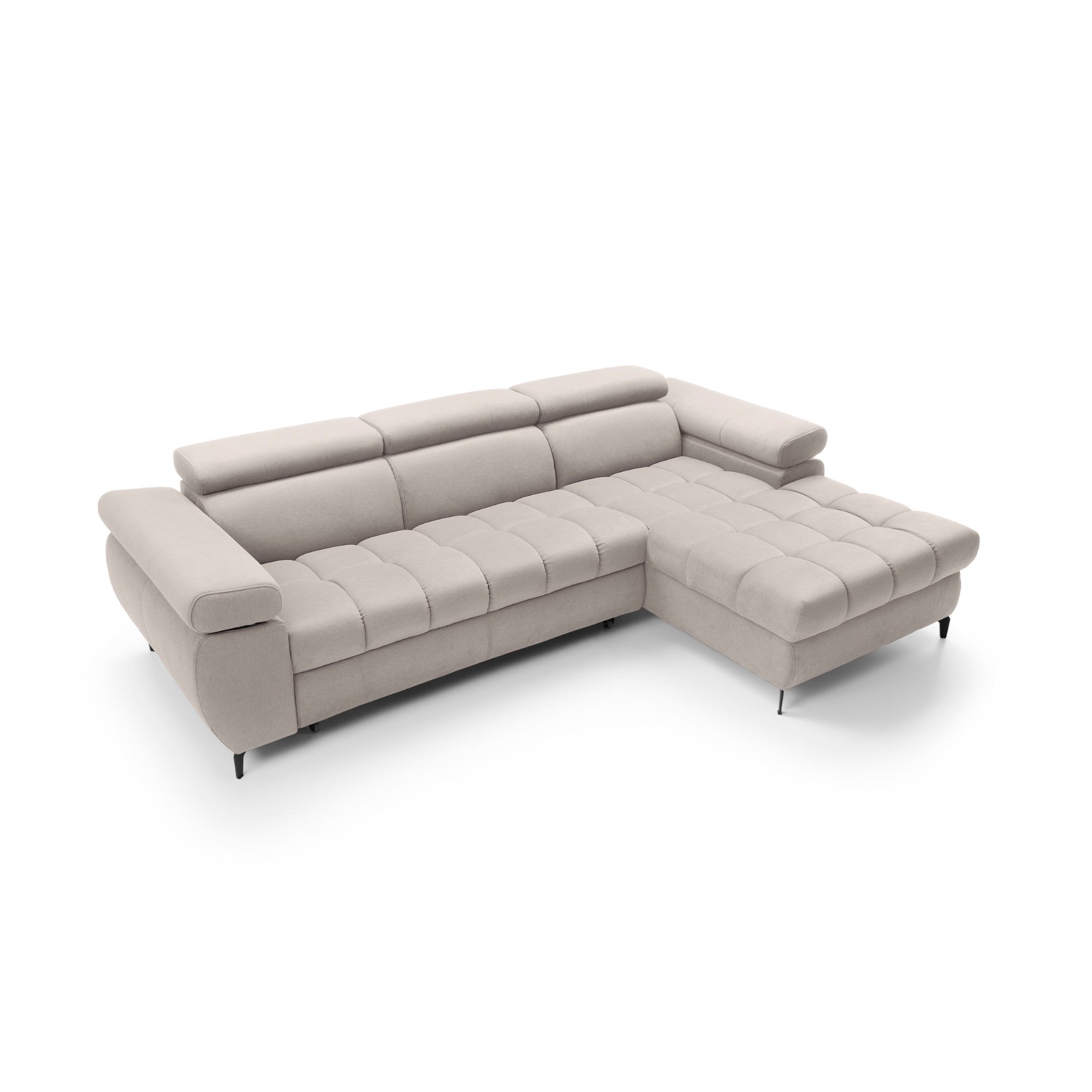 Canapé d'angle avec fonction couchage Lugano I