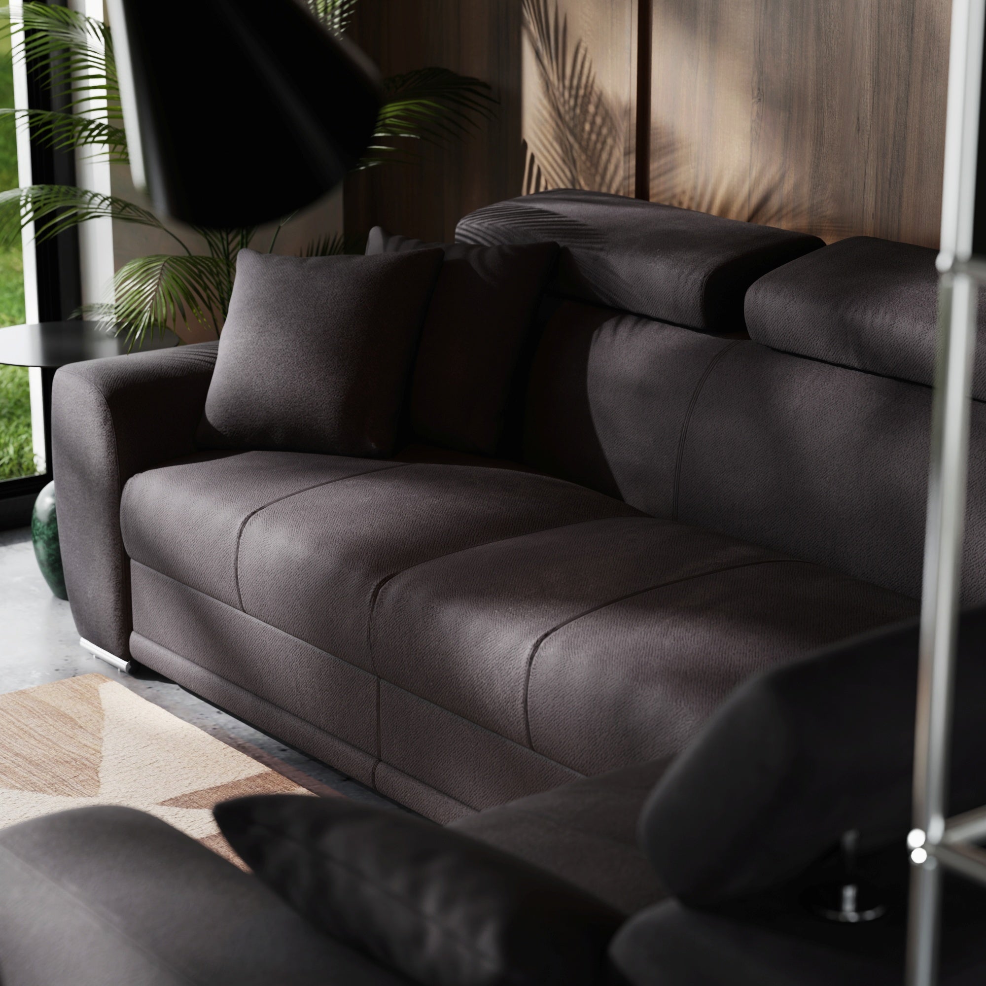 Canapé d'angle Moon avec fonction couchage