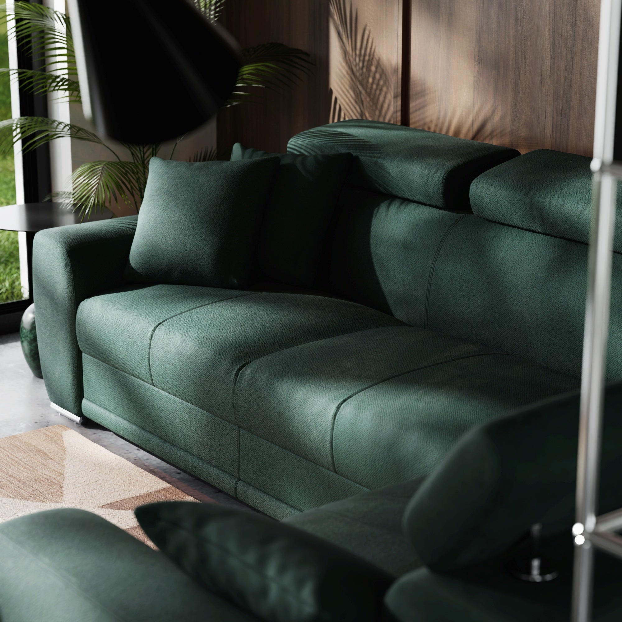 Canapé d'angle Moon avec fonction couchage