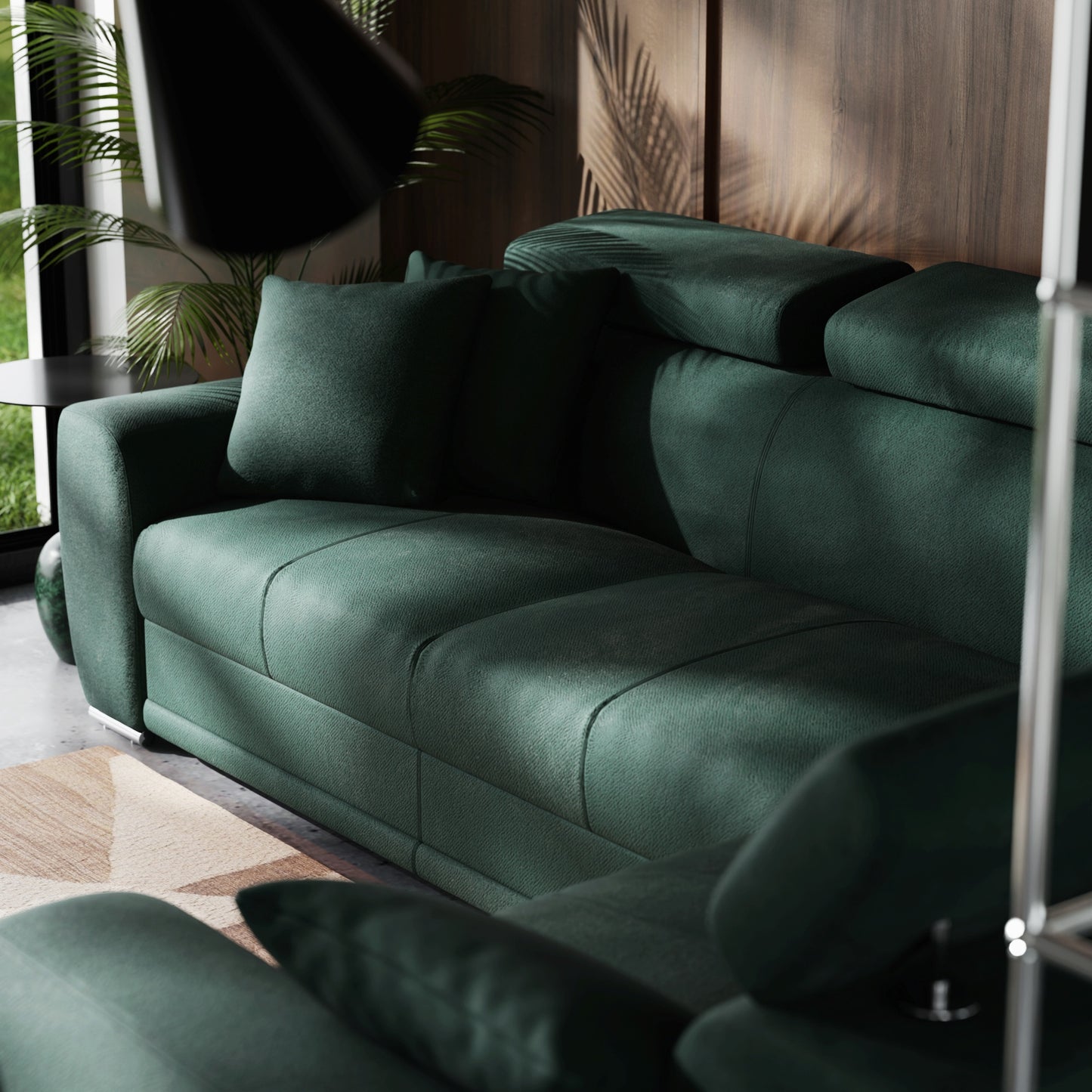 Canapé d'angle Moon avec fonction couchage