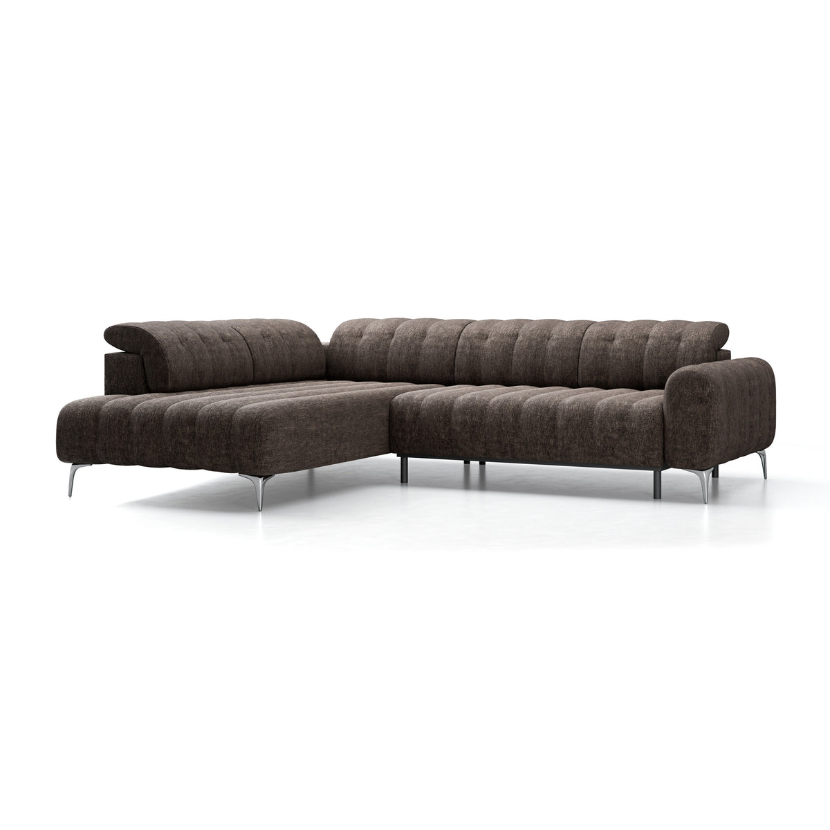 Padova II corner sofa with electric seat extension