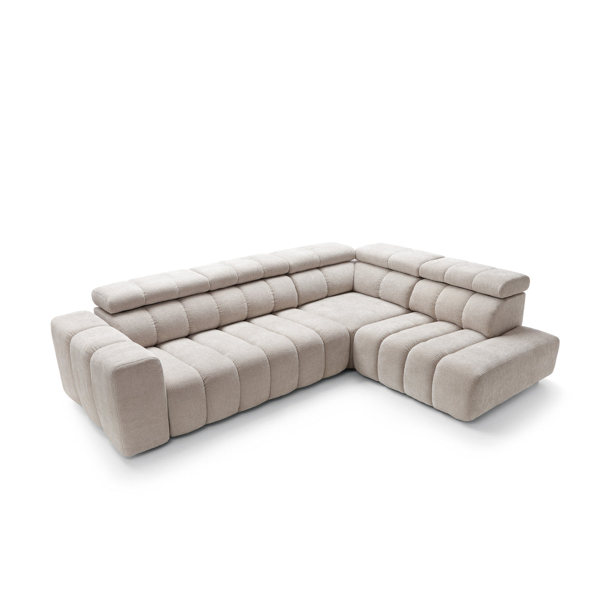 Modular corner sofa with electric seat extension Zürich