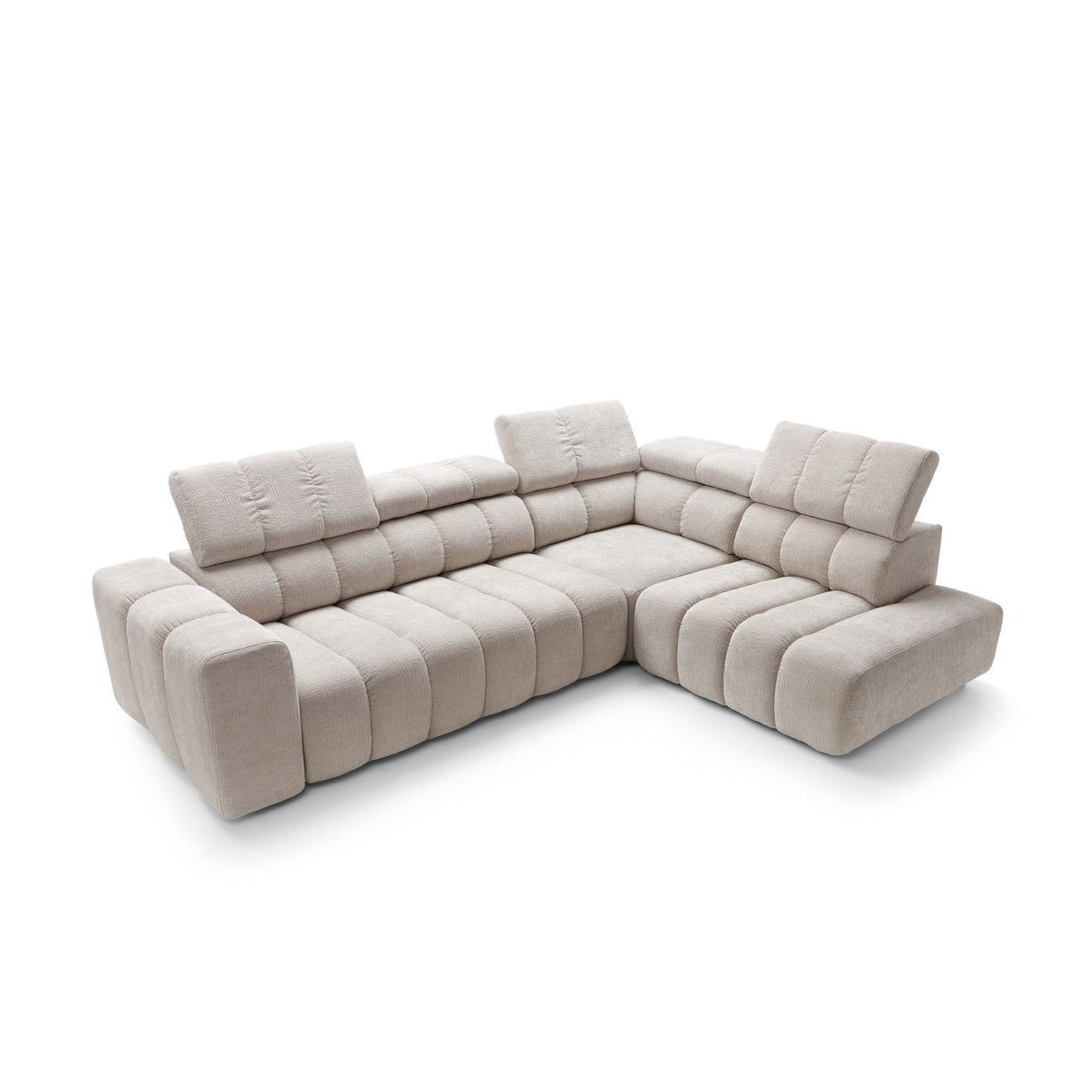 Modular corner sofa with electric seat extension Zürich