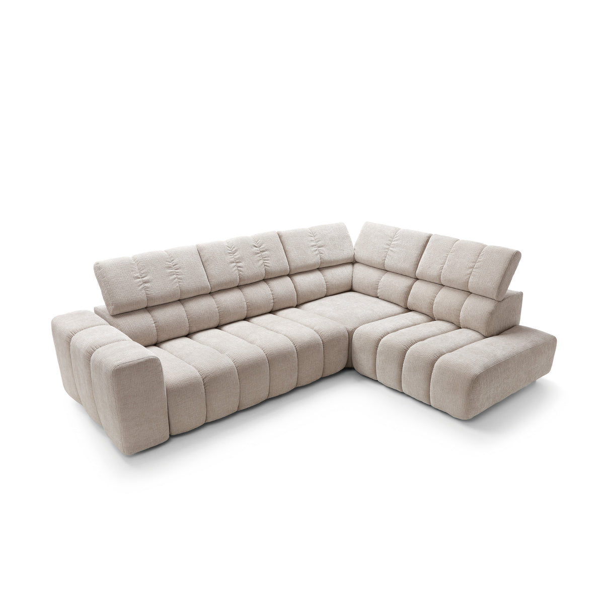 Modular corner sofa with electric seat extension Zürich