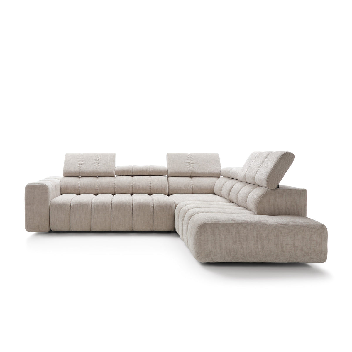Modular corner sofa with electric seat extension Zürich